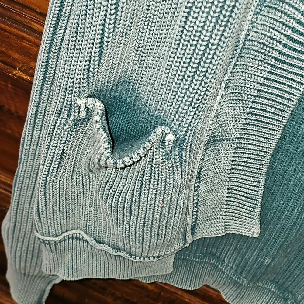 ZENANA Oversized Sweater Cardigan. Nwts Womens Sz Small. Hunter Green